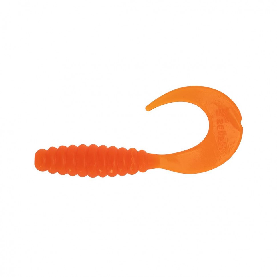 Твистер Helios Credo 2,35"/6,0 см, цвет Orange 7 шт HS-10-024 , 